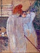 Two Women in Nightgowns Henri de toulouse-lautrec